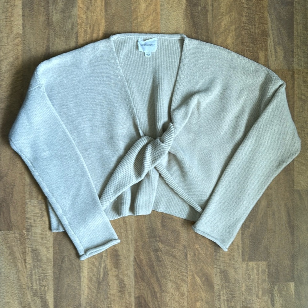 Cotton Candy LA Beige Sweater